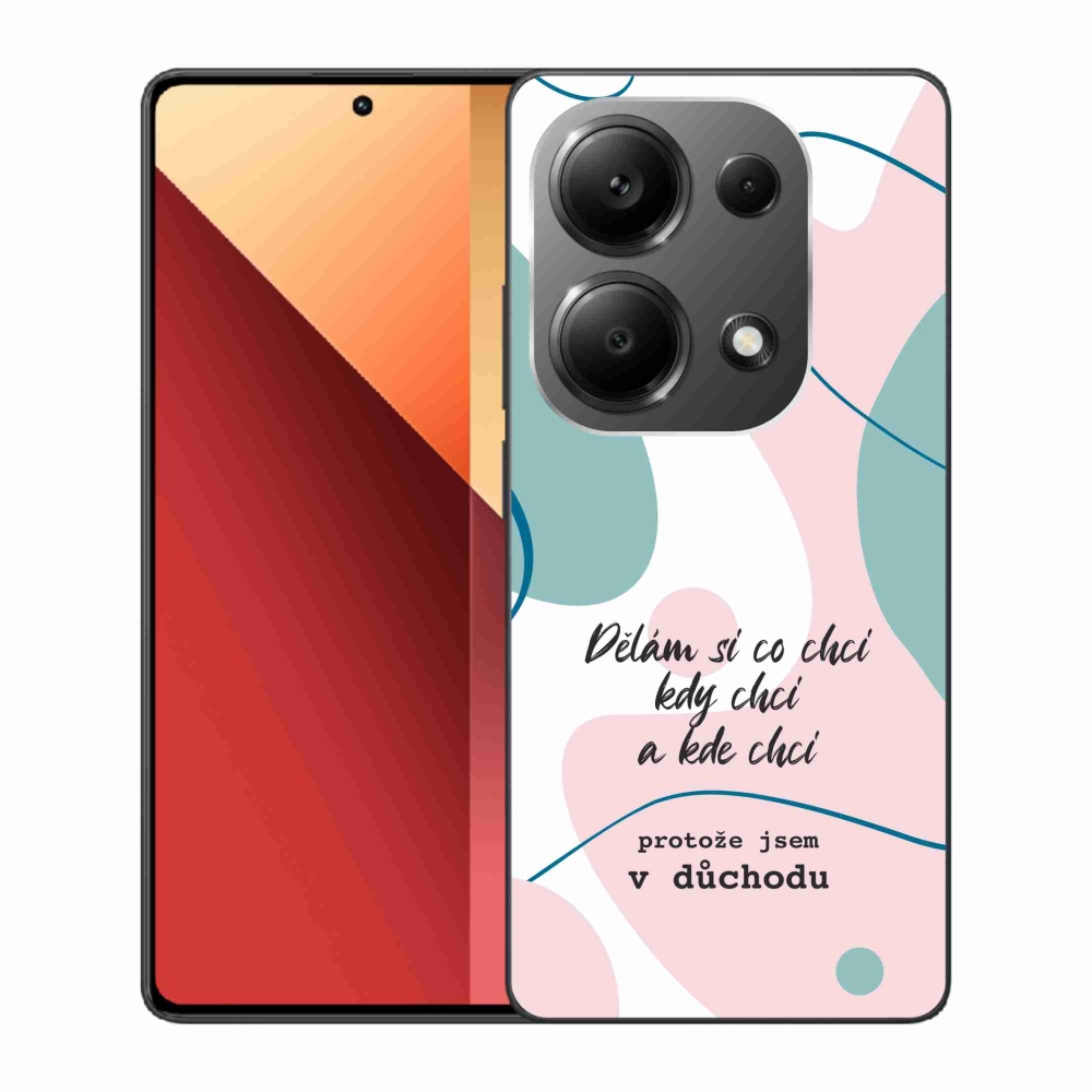 Gelový kryt mmCase na Xiaomi Redmi Note 13 Pro 4G/Poco M6 Pro  - vtipný text 10 bílé pozadí