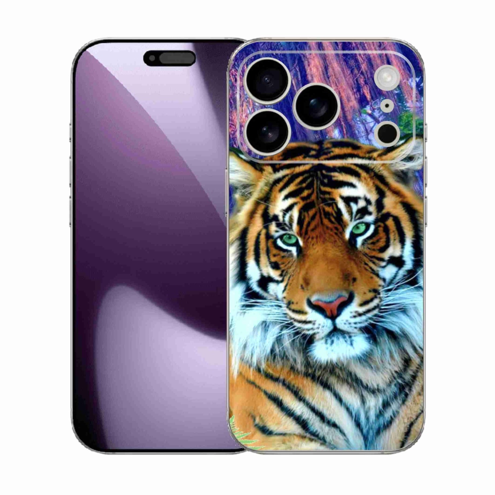 Gelový kryt mmCase na iPhone 17 Pro - tygr