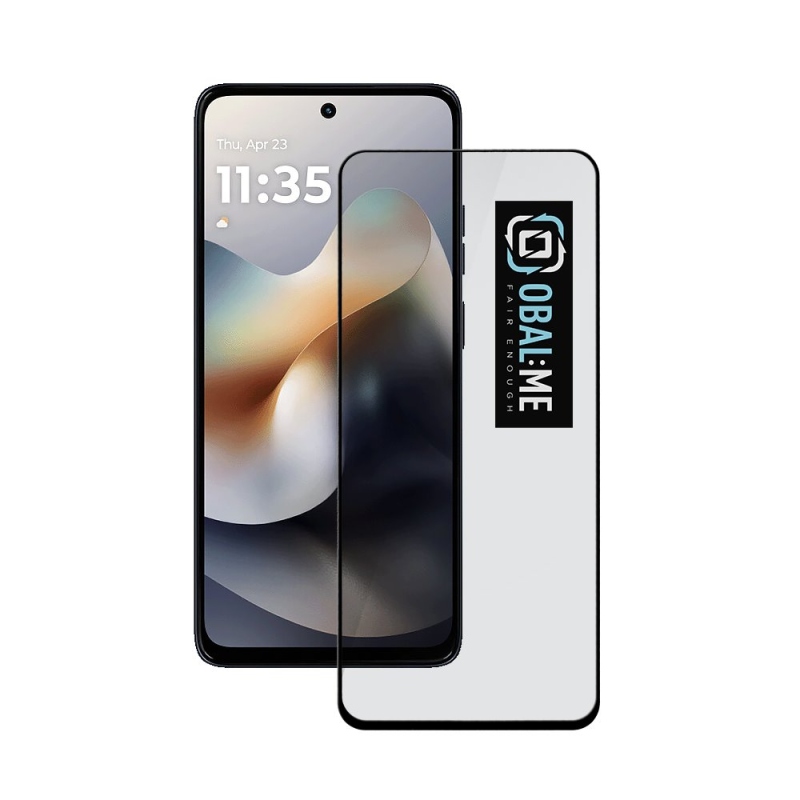 OBAL:ME 5D Tvrzené Sklo pro Motorola G56 Black 