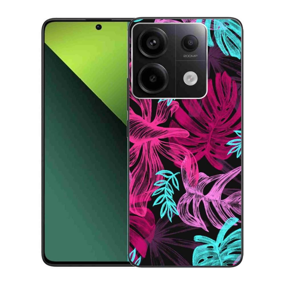 Gelový kryt mmCase na Xiaomi Redmi Note 13 Pro 5G/Poco X6 5G - květiny 1