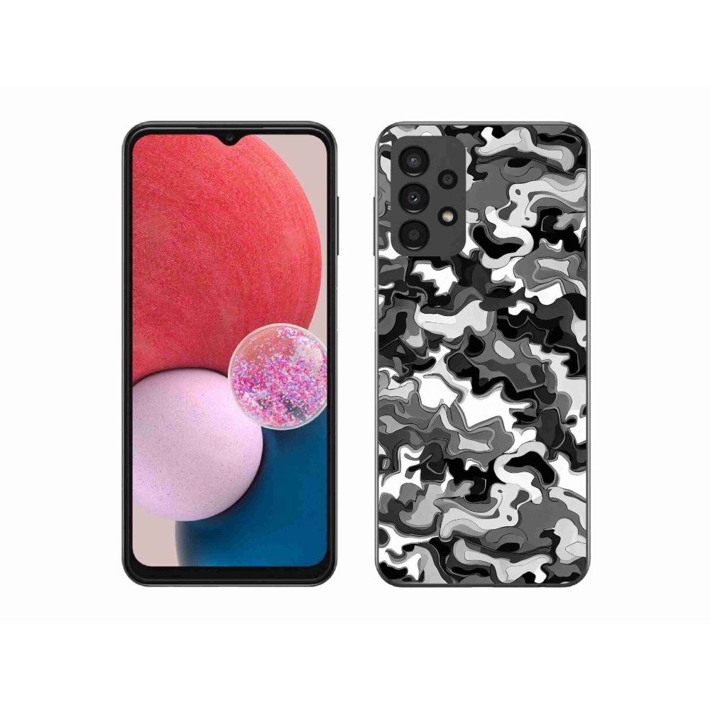 Gelový kryt mmCase na Samsung Galaxy A13 4G - maskáčový vzor 3