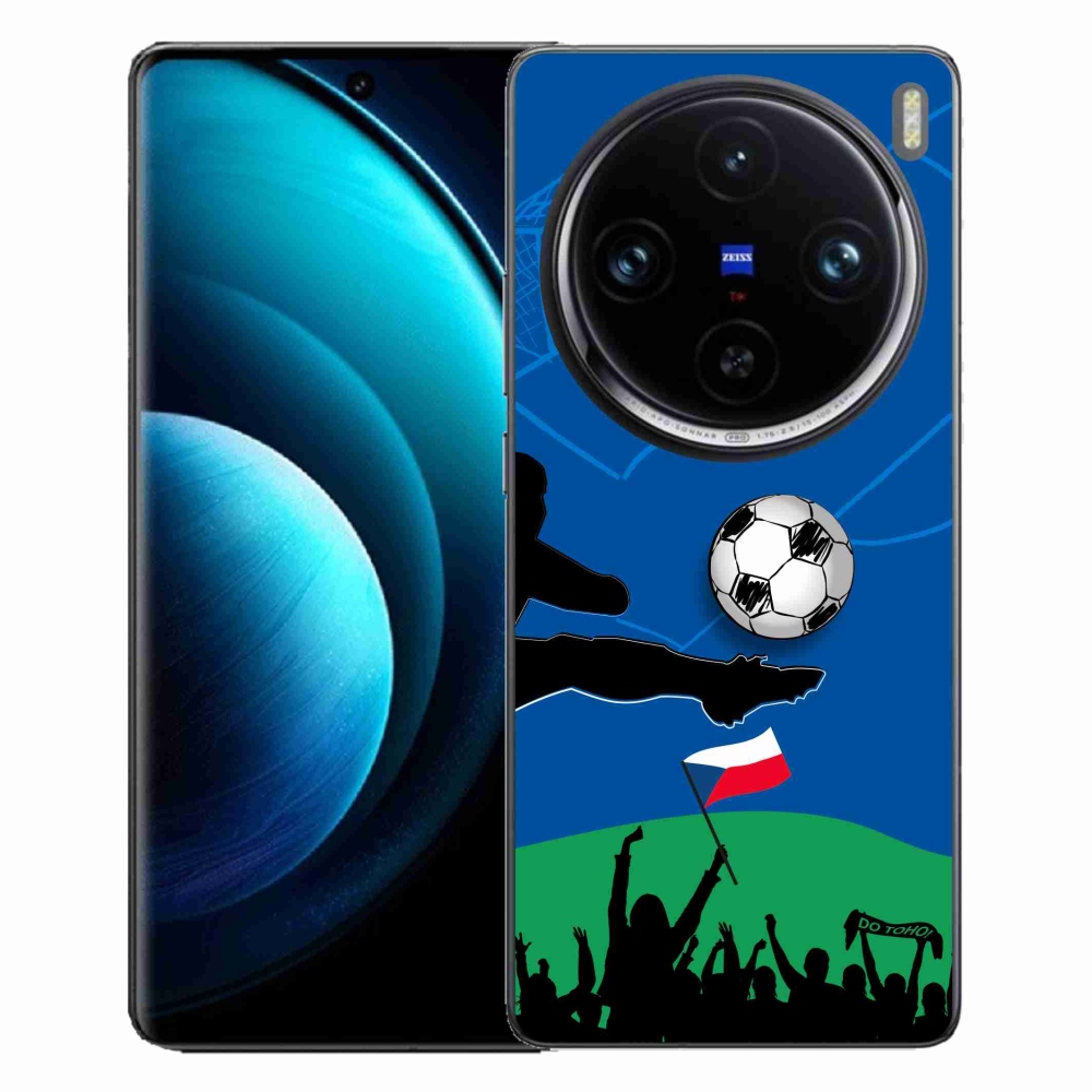 Gelový kryt mmCase na Vivo X100 Pro 5G - fanoušci fotbalu