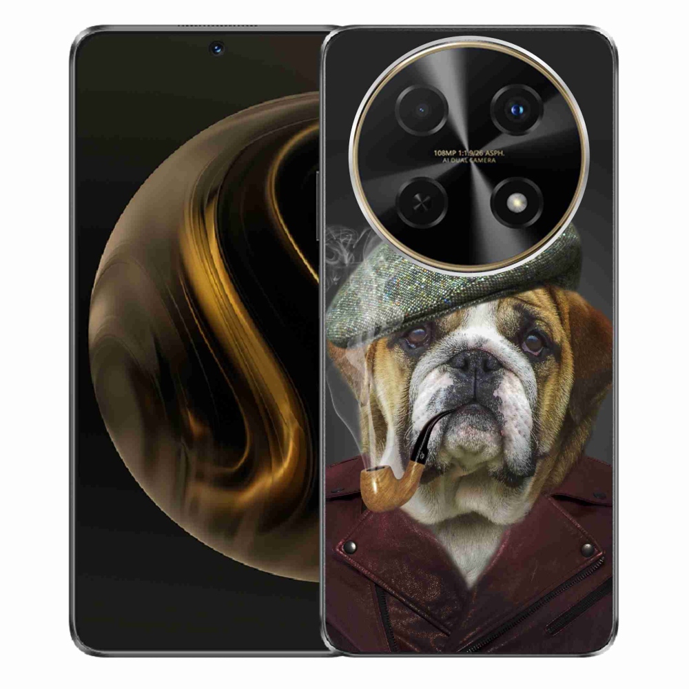 Gelový kryt mmCase na Huawei Nova 12i - pes s fajfkou