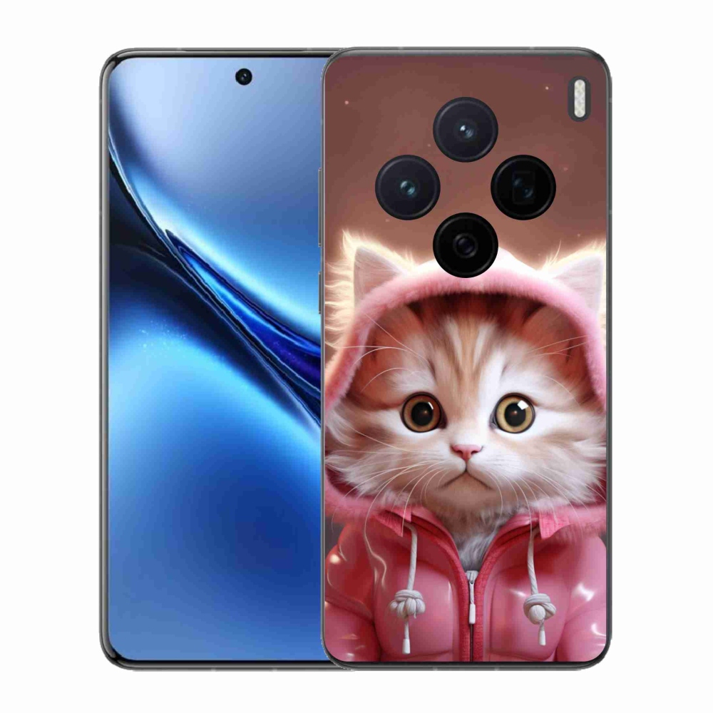 Gelový kryt mmCase na Vivo X200 5G - roztomilé kotě 3