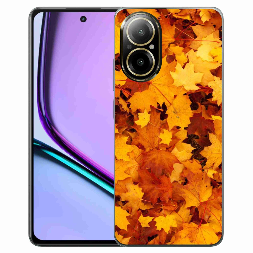 Gelový kryt mmCase na Realme C67 - javorové listy