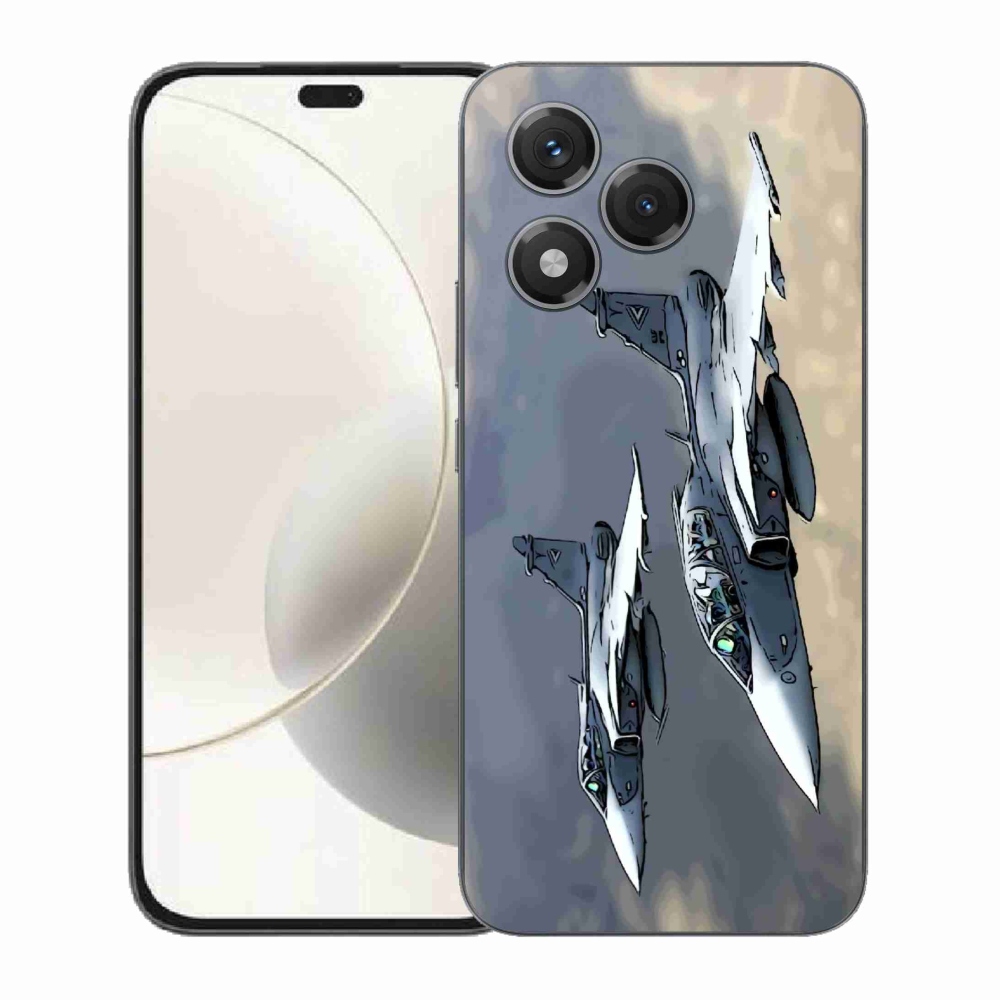Gelový kryt mmCase na Honor 400 Lite - stíhačky