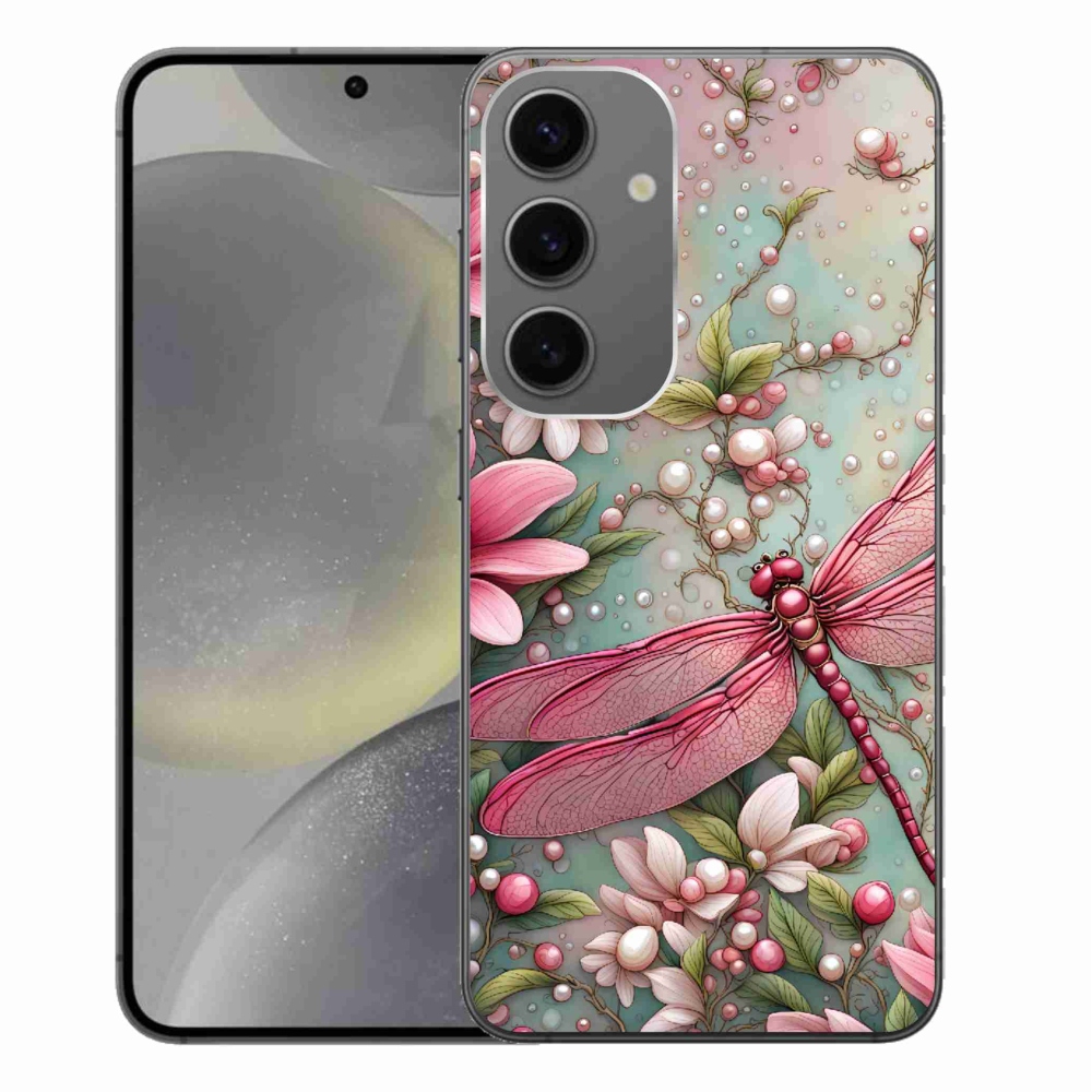 Gelový kryt mmCase na Samsung Galaxy S24+ - vážka