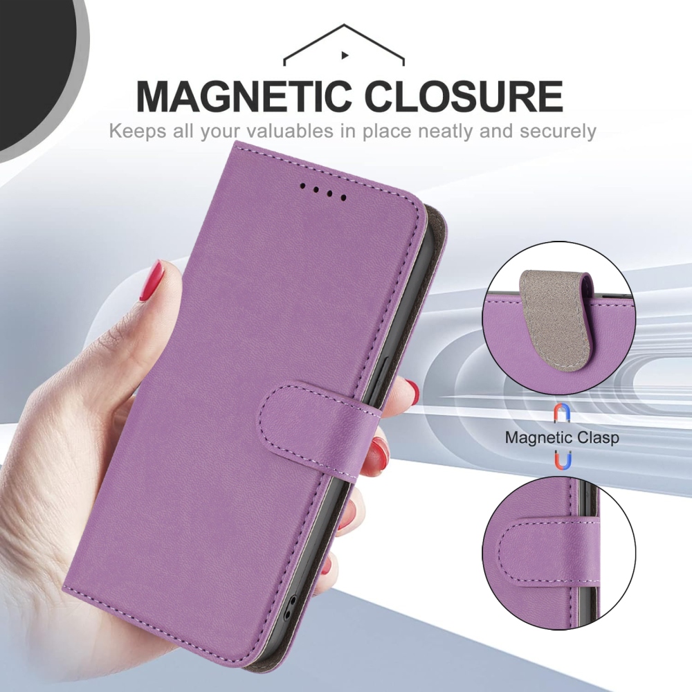 Snap knížkové pouzdro na Samsung Galaxy A07 4G - světlefialové