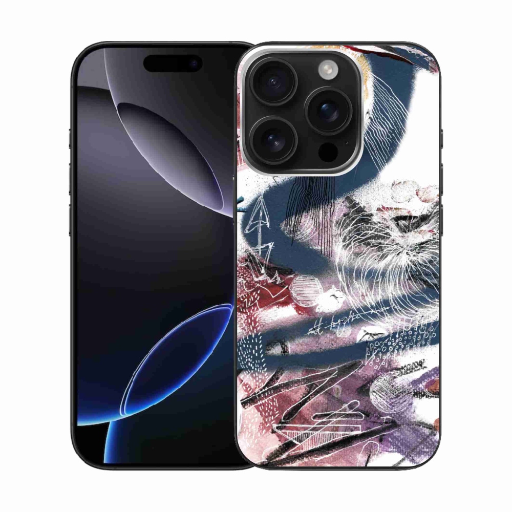 Gelový kryt mmCase na iPhone 16 Pro - abstraktní motiv 28