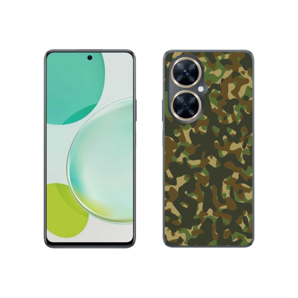 Gelový kryt mmCase na Huawei Nova 11i - maskáčový vzor 1
