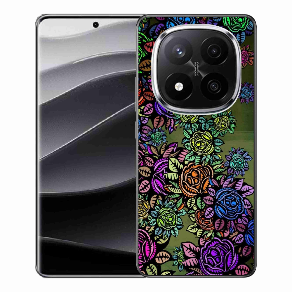 Gelový kryt mmCase na Xiaomi Redmi Note 14 Pro+ 5G - květiny 6