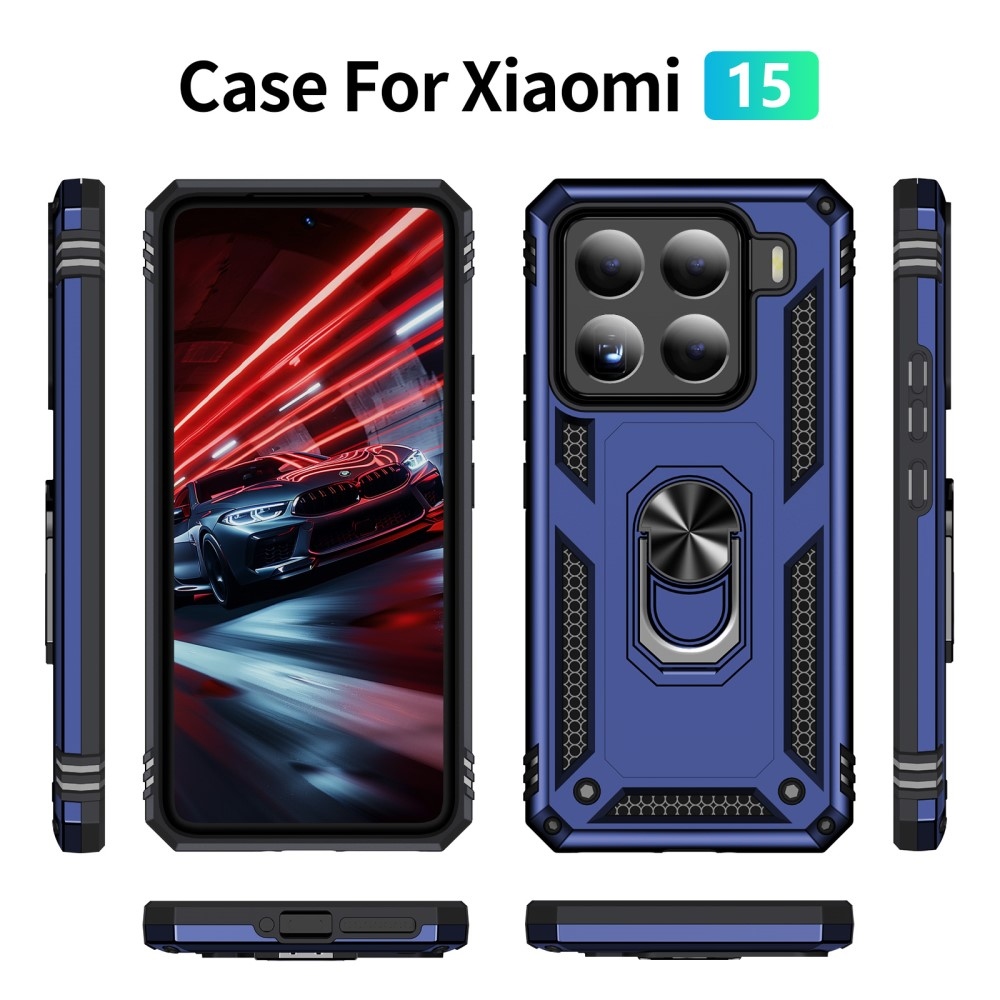 Rings odolný kryt na Xiaomi 15 - modrý