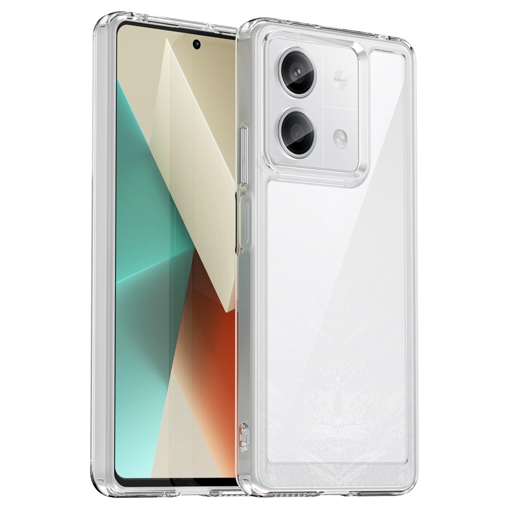 Gelový obal s pevnými zády na Xiaomi Redmi Note 13 5G - průhledný