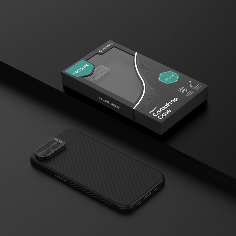 Nillkin CarboProp Aramid Magnetic Zadní Kryt pro Apple iPhone 16e Black