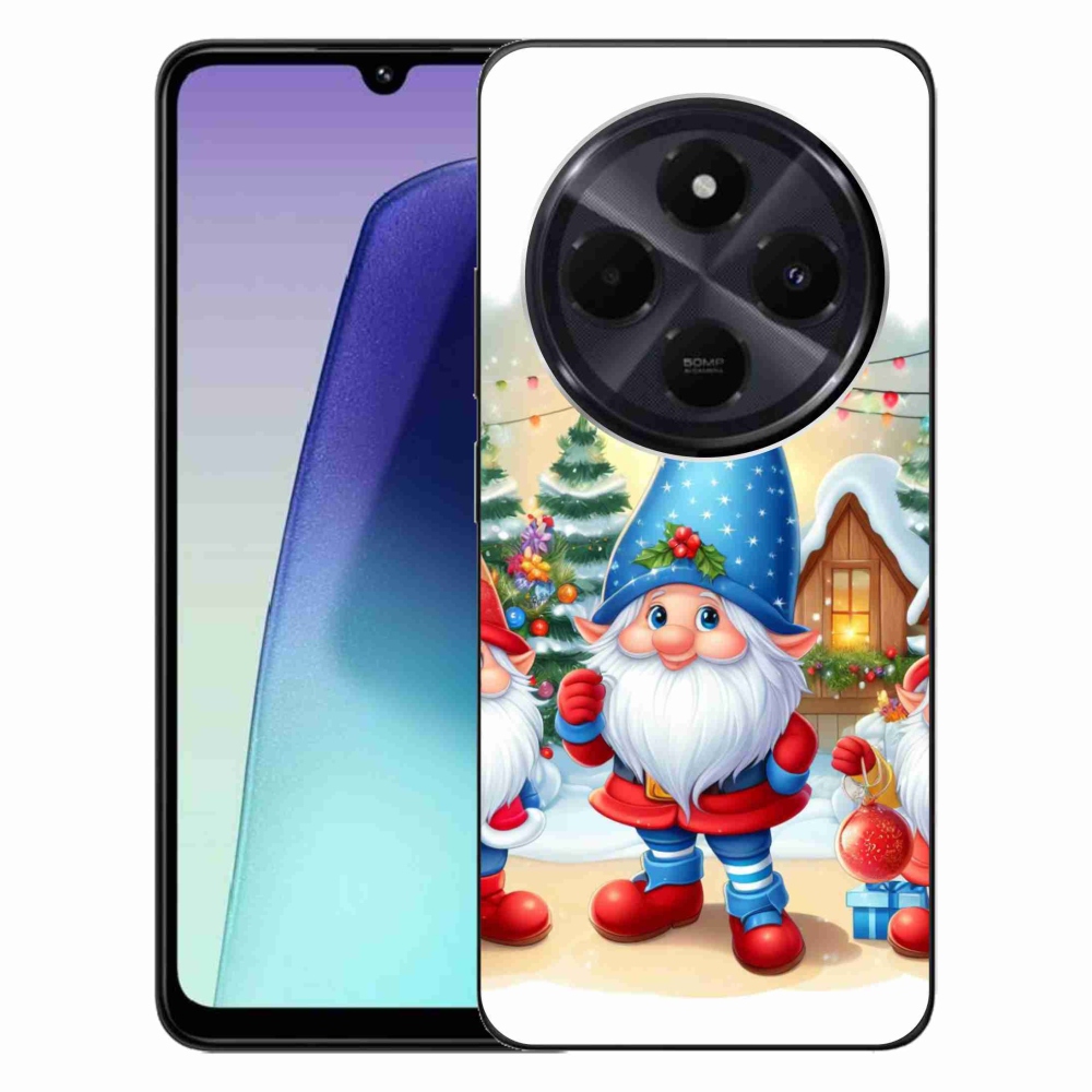 Gelový kryt mmCase na Xiaomi Redmi 14C/Poco C75 - vánoční skřítci