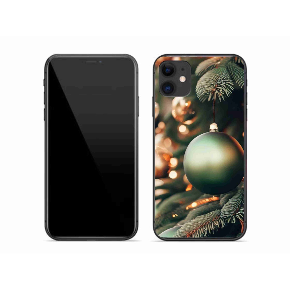 Gelový kryt mmCase na iPhone 11 - vánoční ozdoby 1