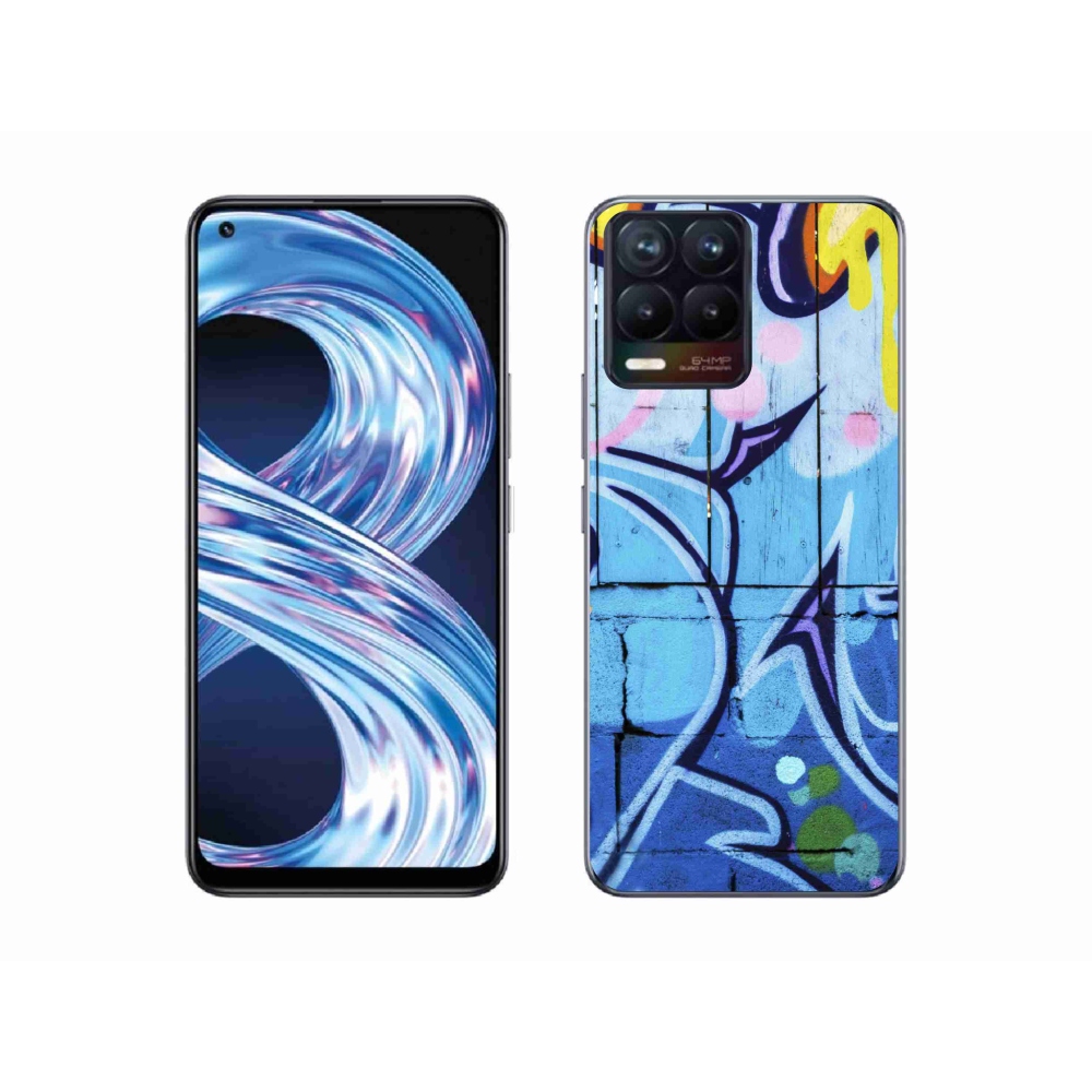 Gelový kryt mmCase na Realme 8 Pro - graffiti