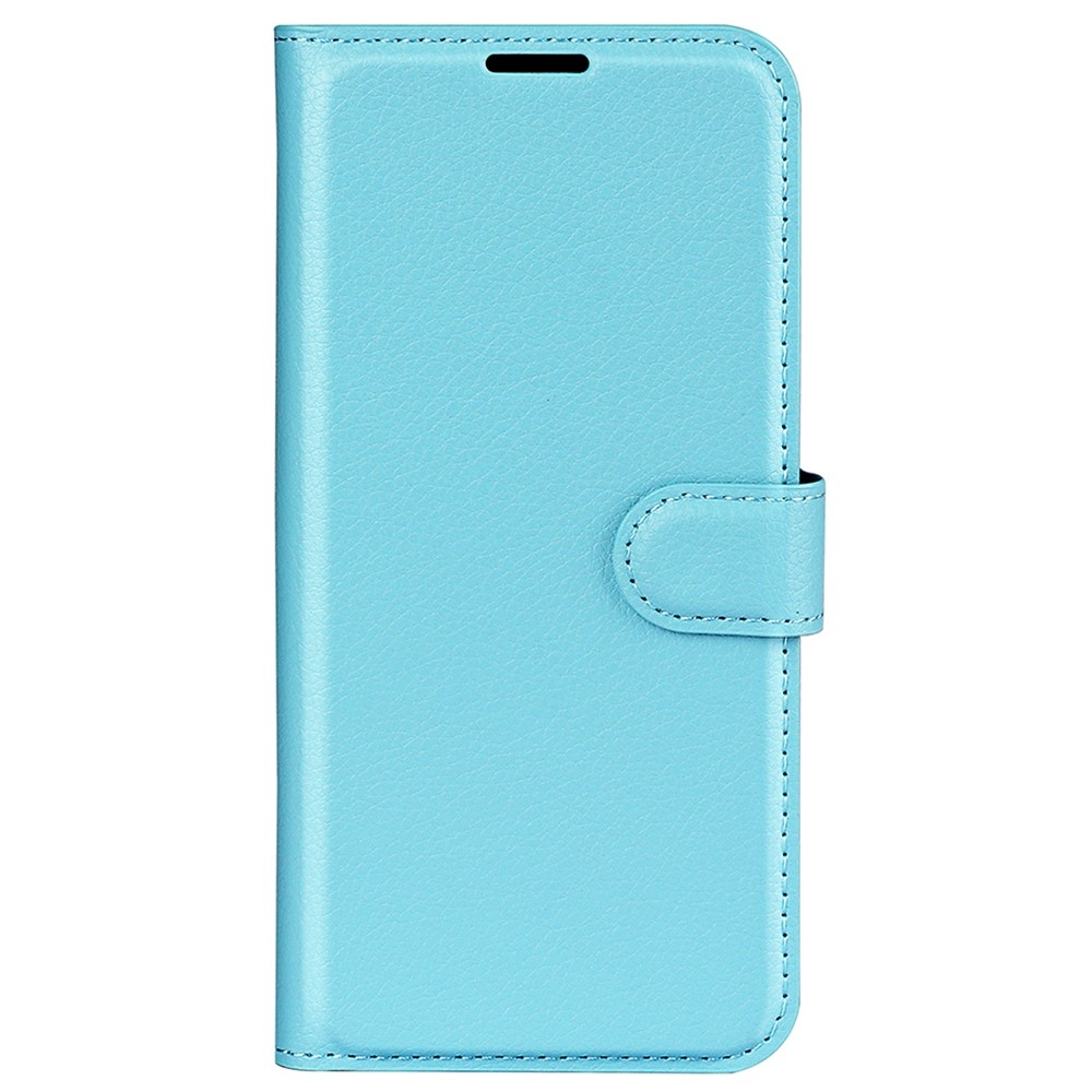 Litchi knížkové pouzdro na Xiaomi Redmi Note 13 5G - modré