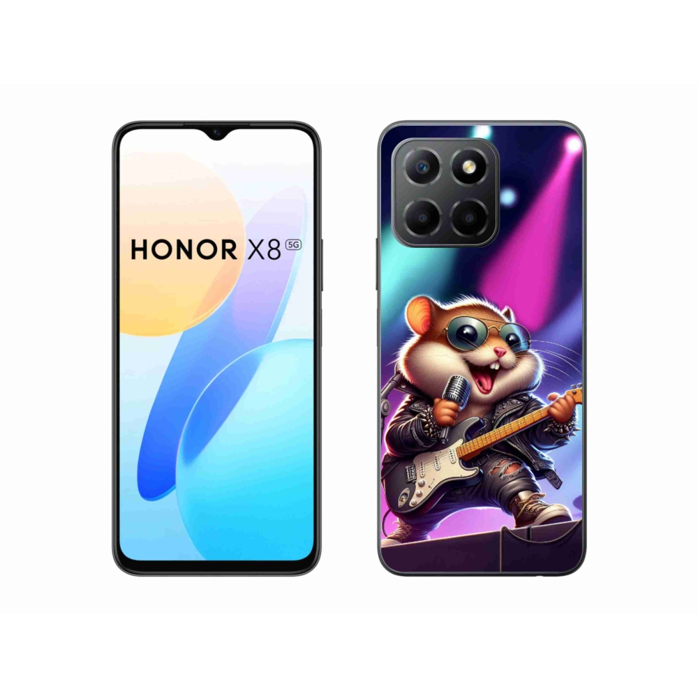 Gelový kryt mmCase na Honor X8 5G/Honor 70 Lite 5G - křeček rocker
