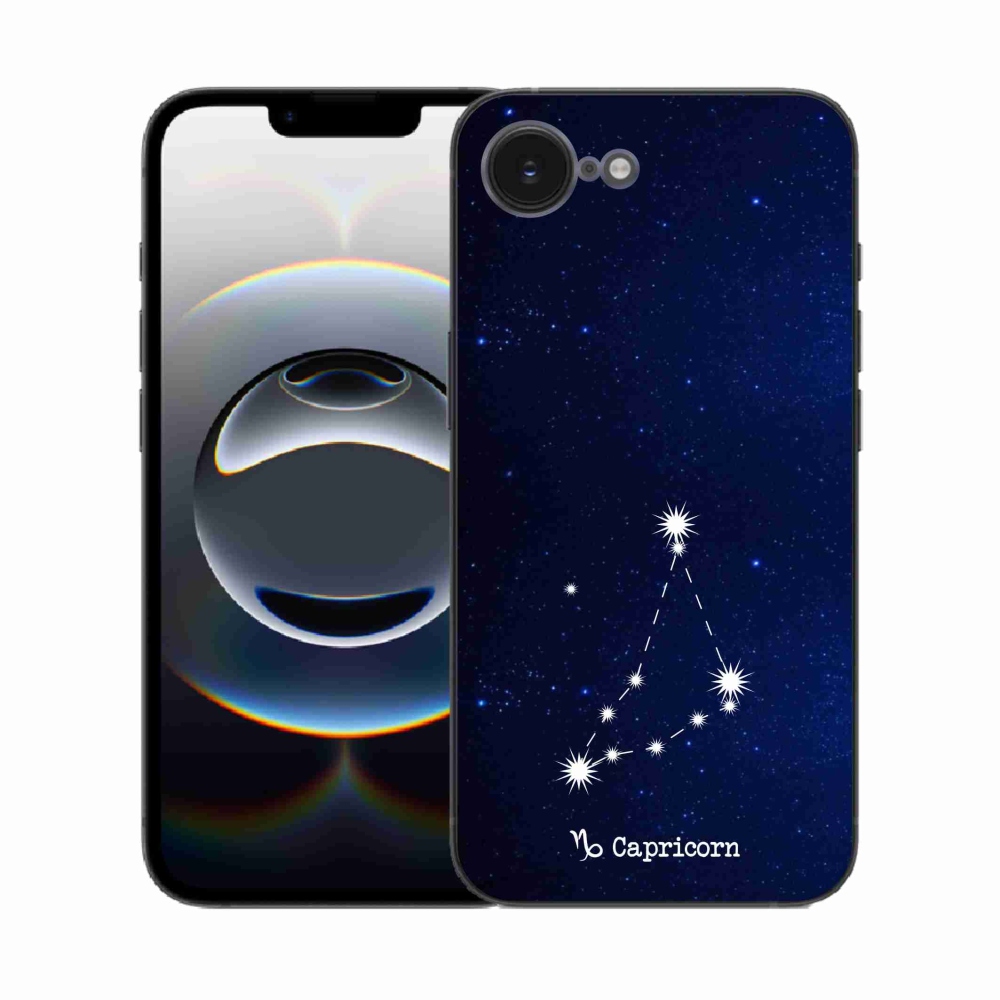 Gelový kryt mmCase na iPhone 16e - souhvězdí Kozoroha