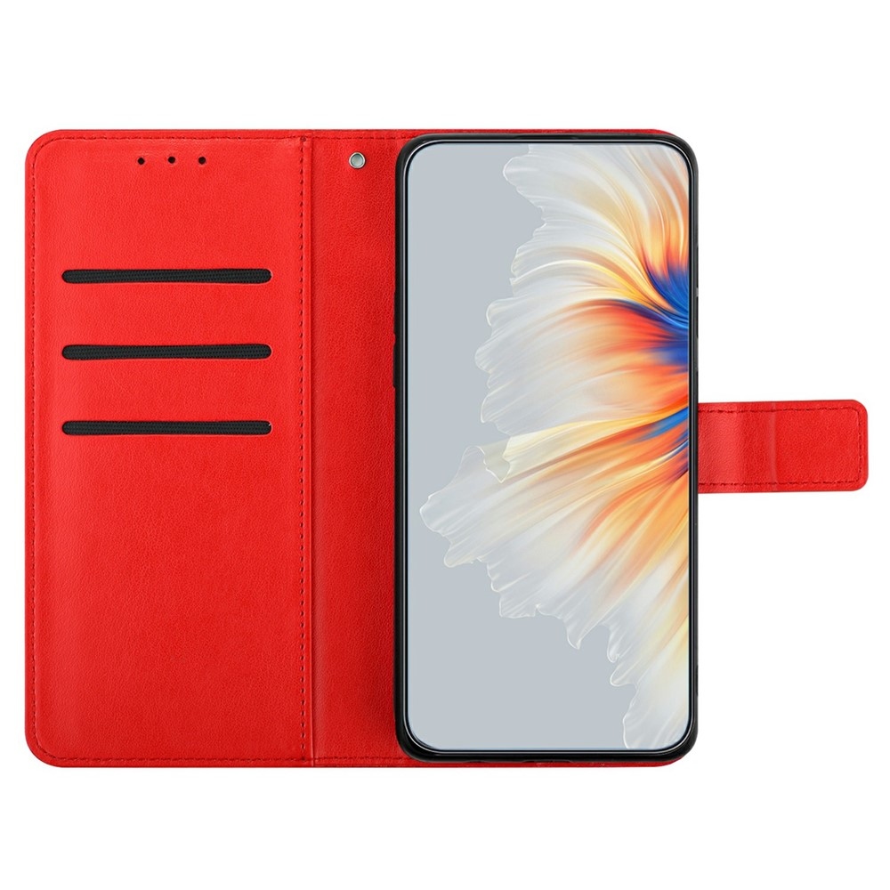 Mandala knížkové pouzdro na Xiaomi 15T Pro - červené