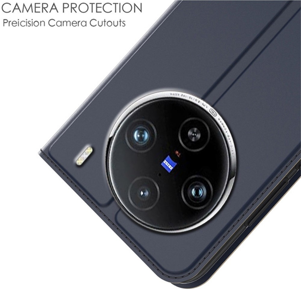 DUX knížkové pouzdro na Vivo X100 Pro 5G - tmavěmodré