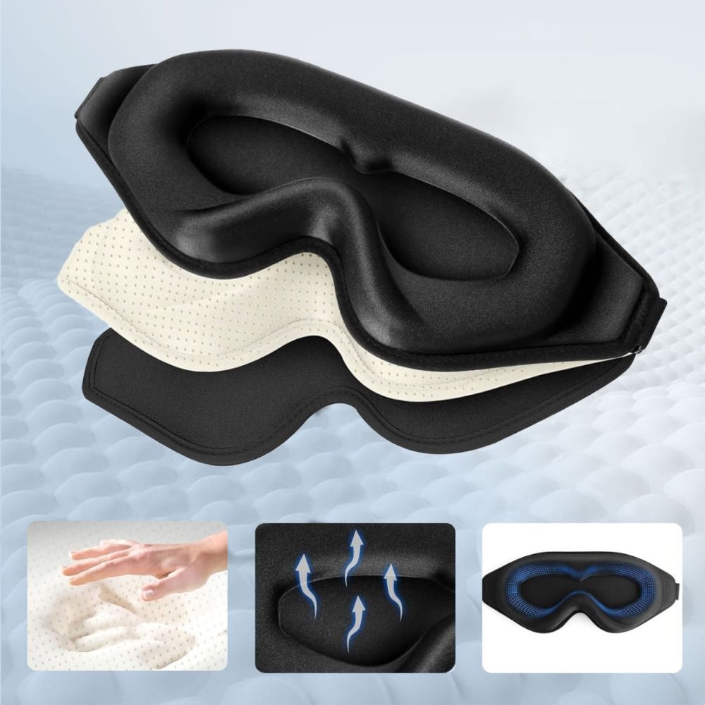 Tech-Protect EyeShade 3D maska na spaní - černá