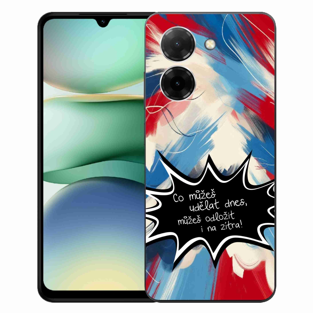 Gelový kryt mmCase na Xiaomi Redmi A5 (171.7x77.8x8.3mm) - vtipný text 9 černé pozadí