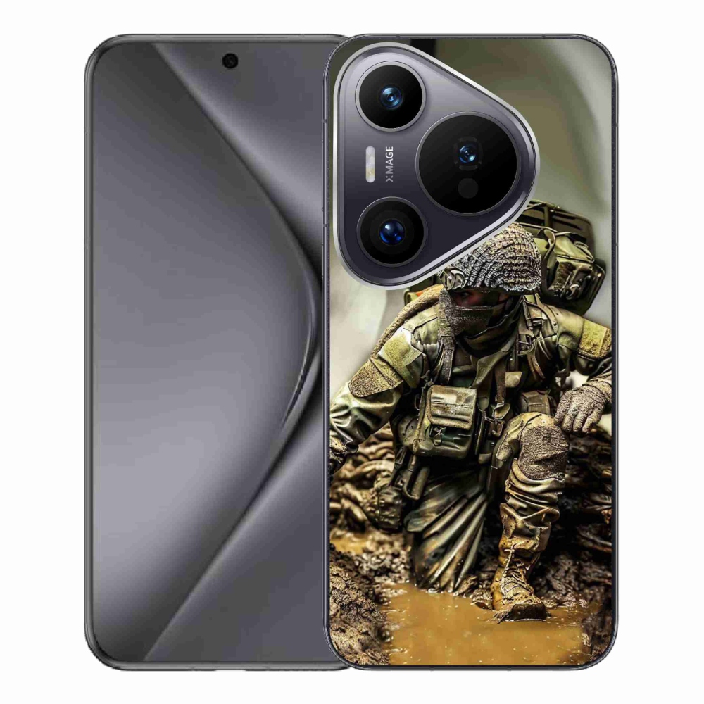 Gelový kryt mmCase na Huawei Pura 70 Pro - voják