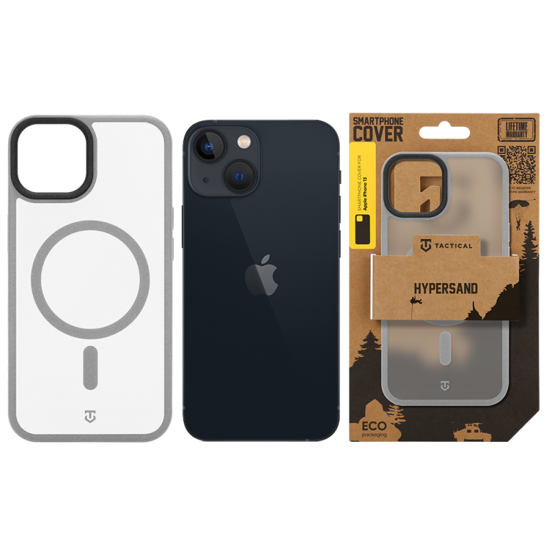 Tactical MagForce Hypersand Kryt pro Apple iPhone 13 Light Grey