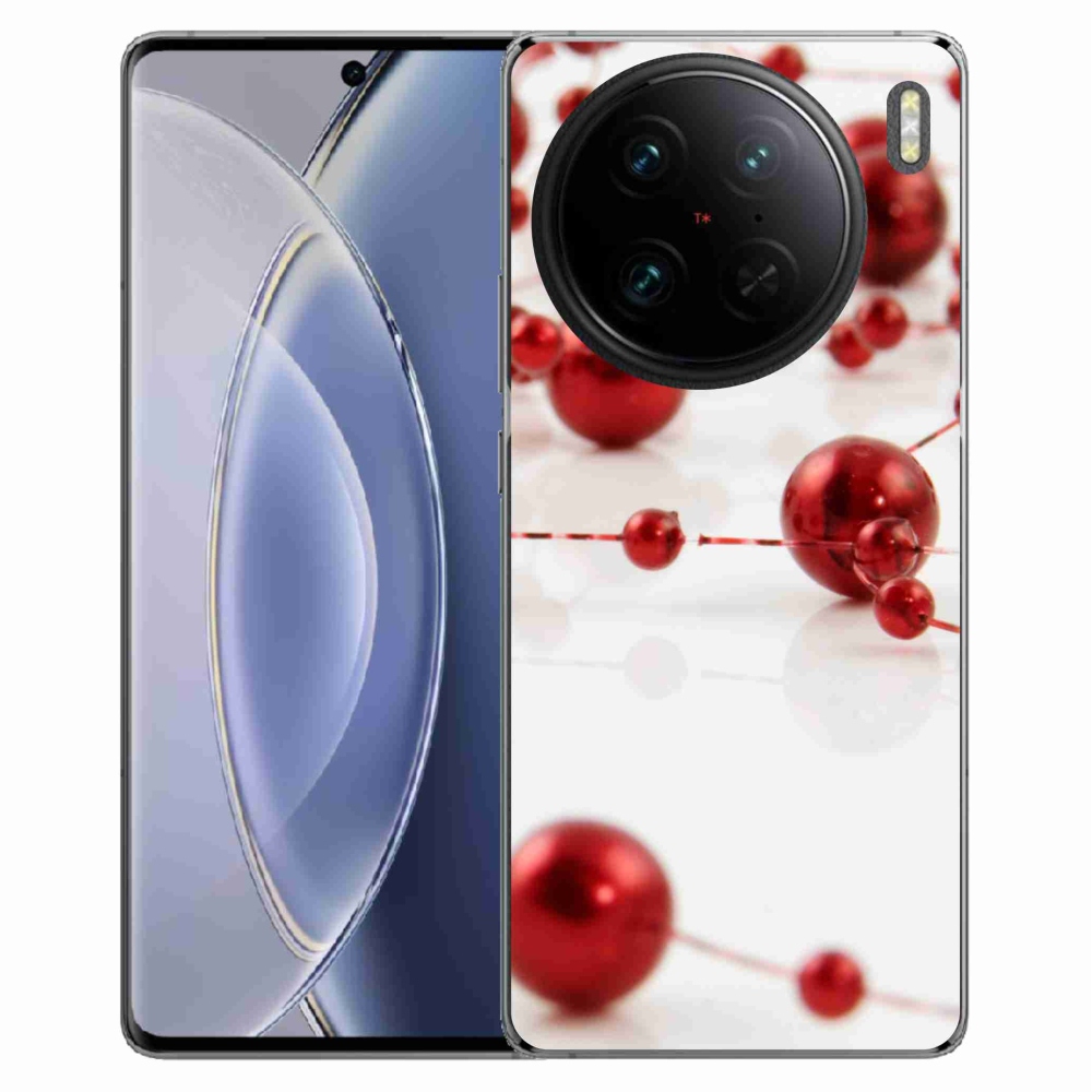 Gelový kryt mmCase na Vivo X90 Pro - vánoční řetěz