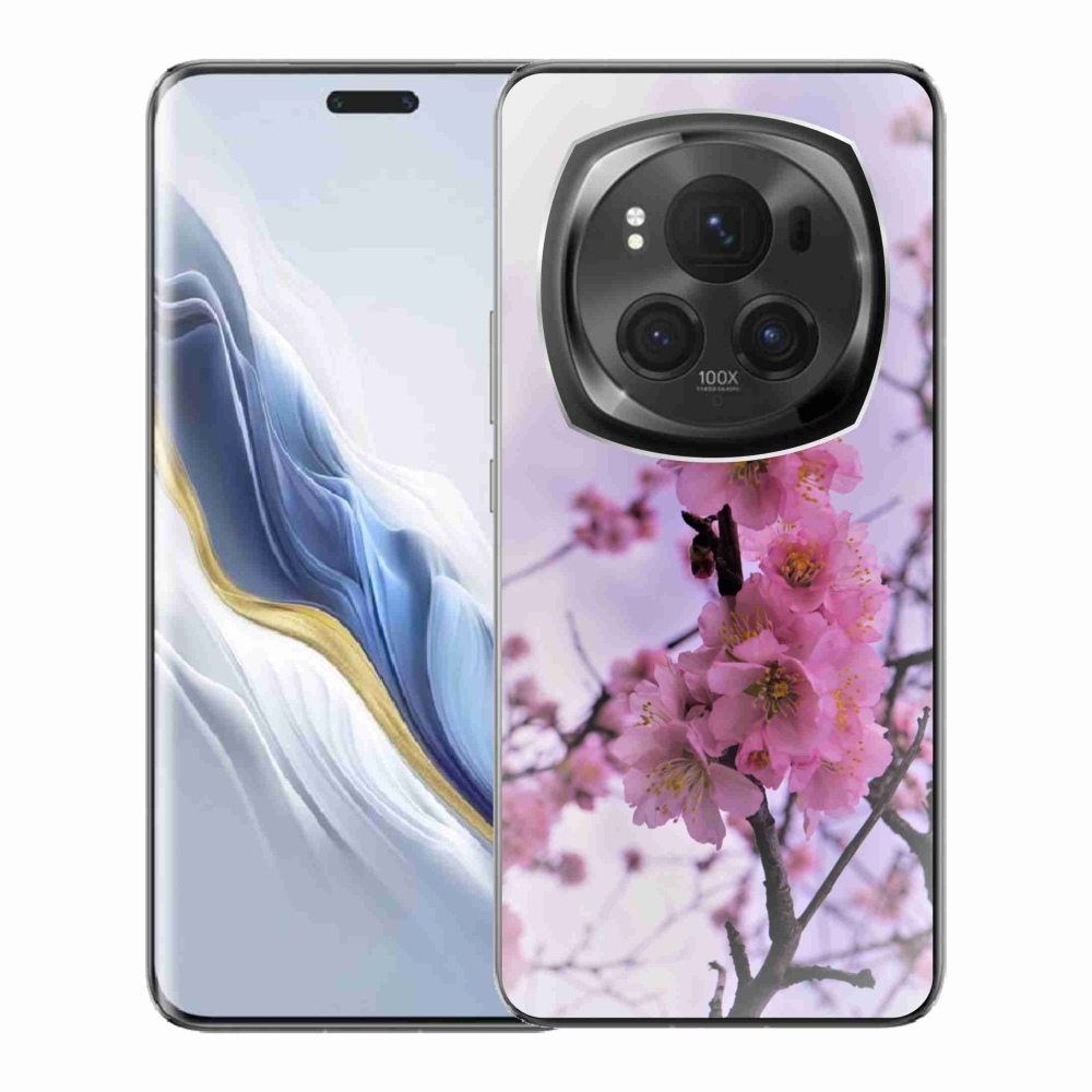 Gelový kryt mmCase na Honor Magic 6 Pro 5G - květiny 7