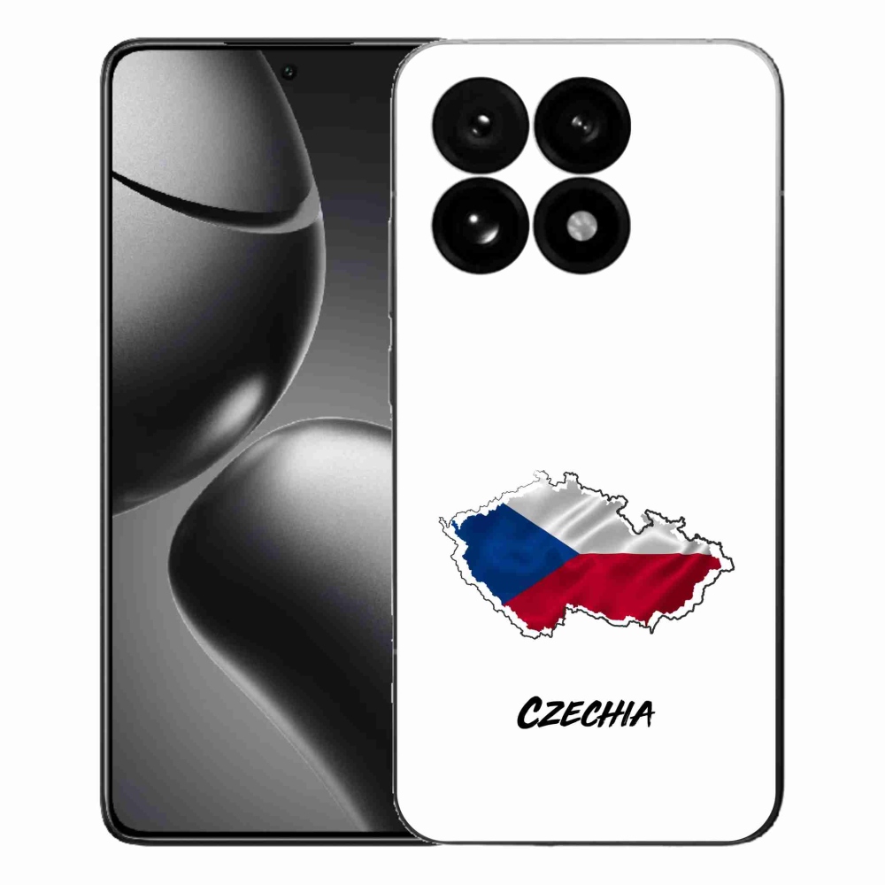 Gelový kryt mmCase na Xiaomi 15T - Czechia bílé pozadí