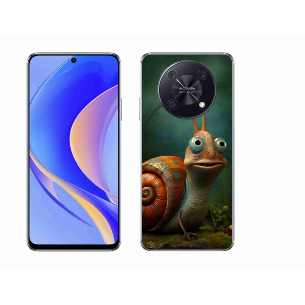 Gelový kryt mmCase na Huawei Nova Y90 - šnek