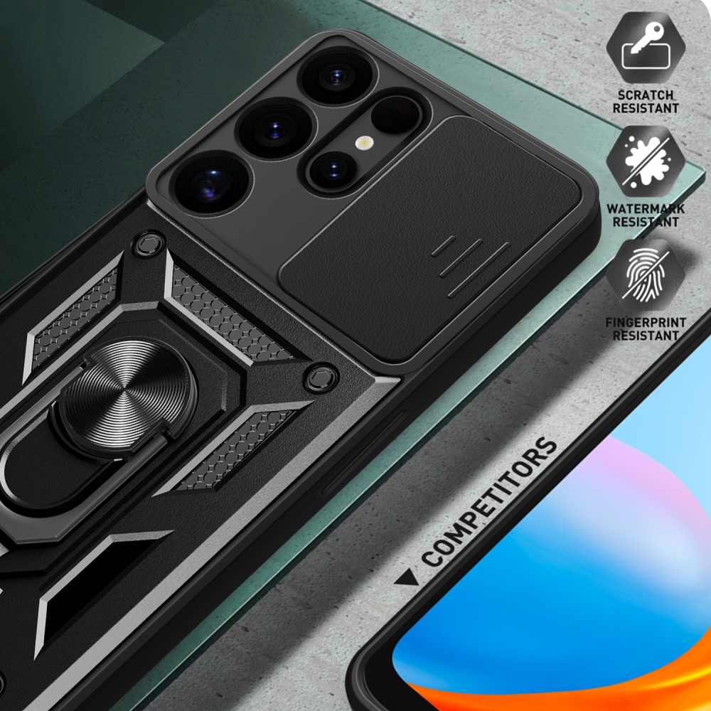 Slide odolný kryt na Samsung Galaxy S25 Ultra - černý