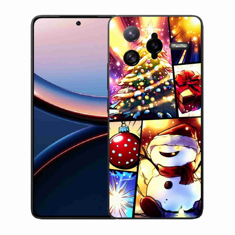 Gelový kryt mmCase na Xiaomi Poco F7 Ultra - vánoční motivy 1
