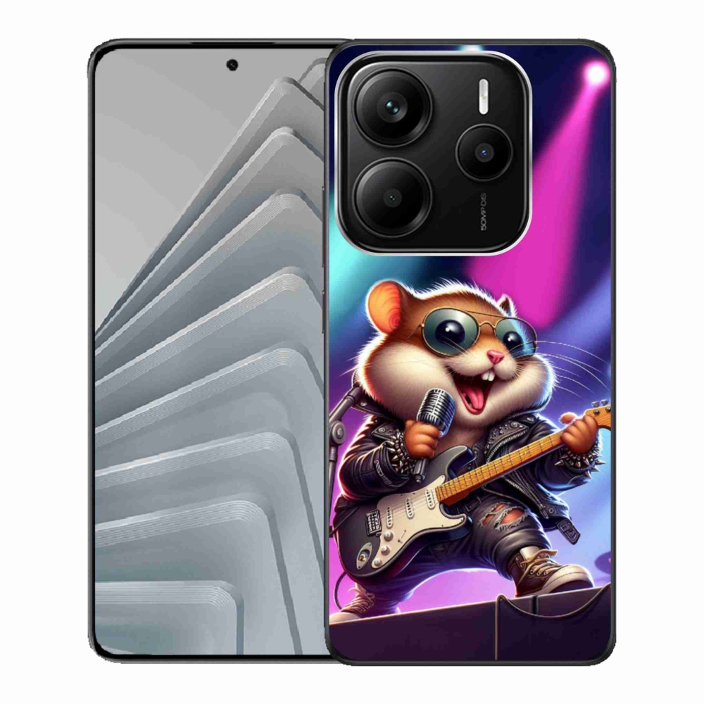 Gelový kryt mmCase na Xiaomi Redmi Note 14 5G - křeček rocker