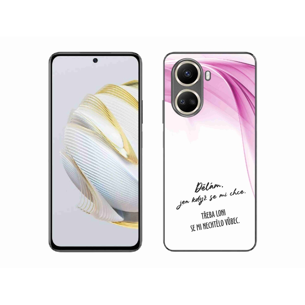 Gelový kryt mmCase na Huawei Nova 10 SE - vtipný text 12 bílé pozadí