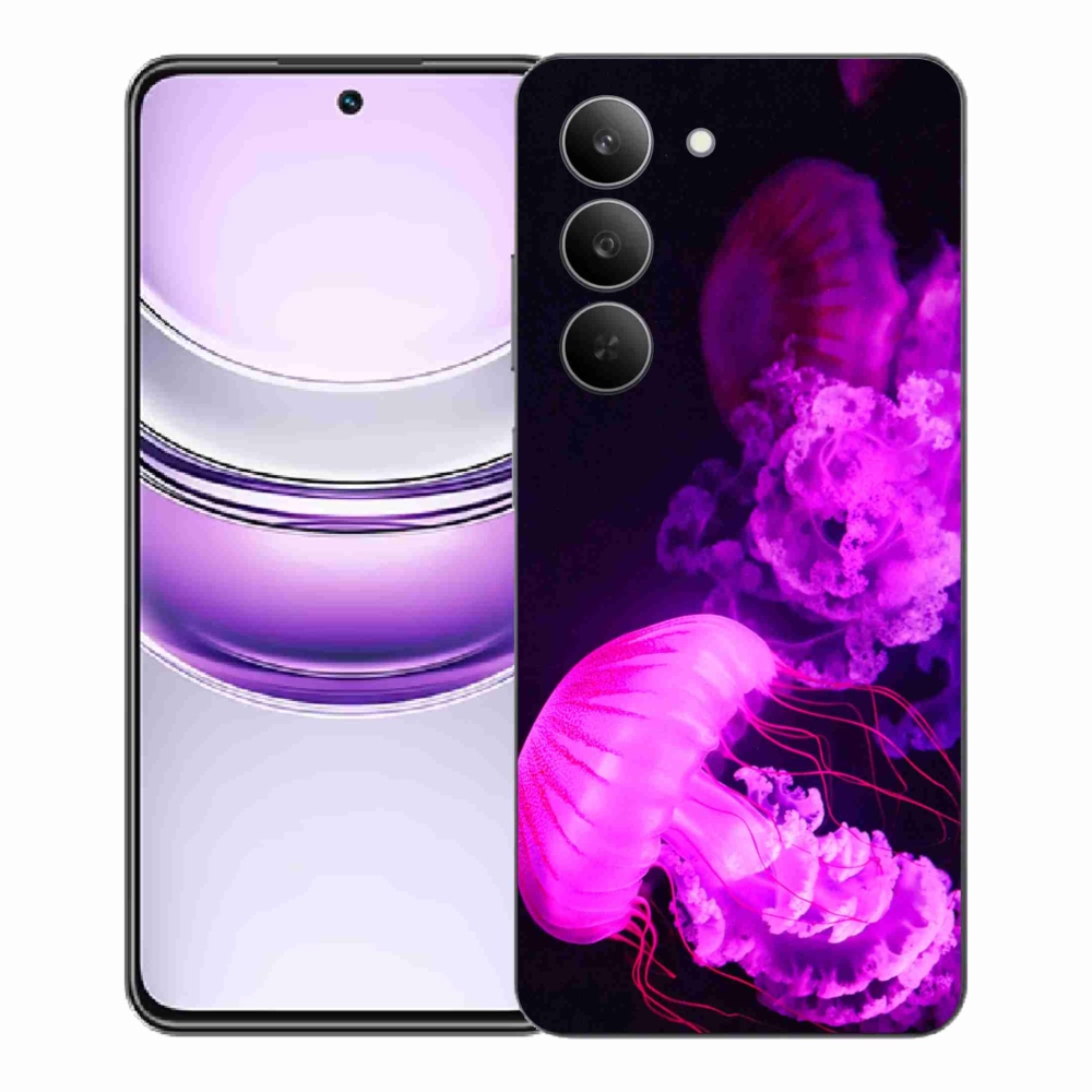 Gelový kryt mmCase na Realme 14x 5G - medúza 1