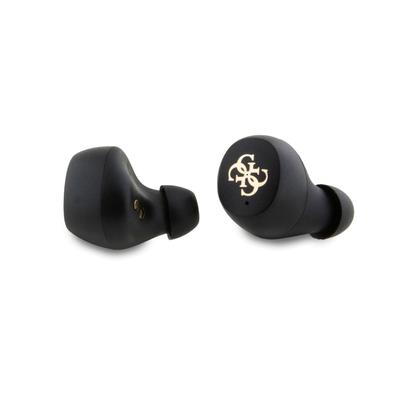 Guess PU 4G Metal Logo TWS Bezdrátová Sluchátka Black