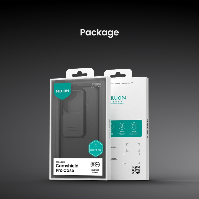 Nillkin CamShield PRO Zadní Kryt pro Xiaomi 17T Pro Transparent Black