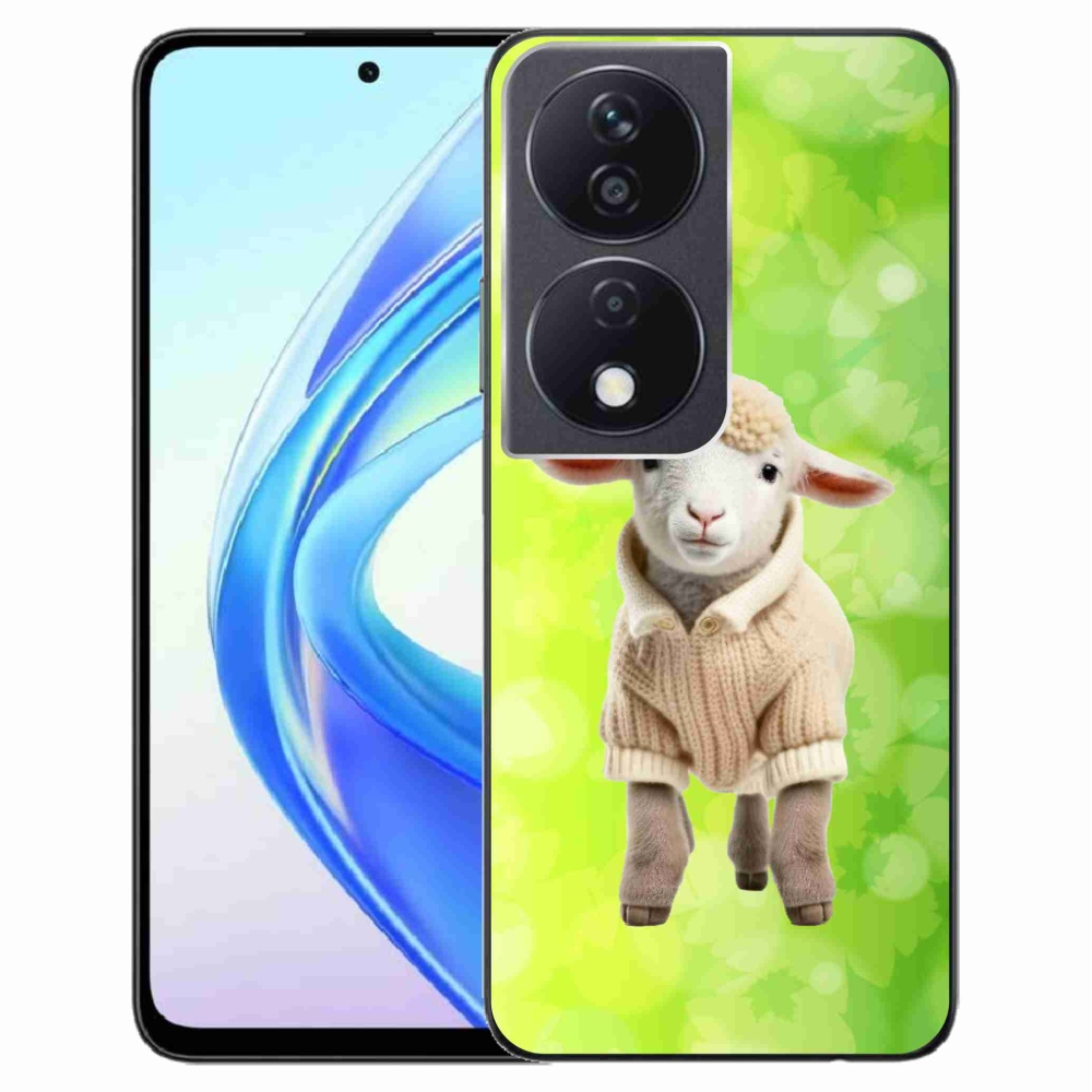 Gelový kryt mmCase na Honor X7b/Honor 90 Smart - jehně ve svetru