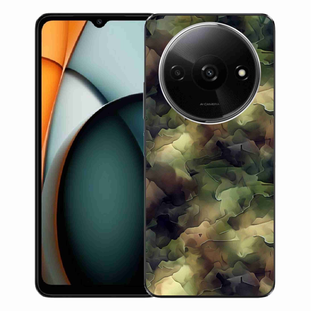 Gelový kryt mmCase na Xiaomi Redmi A3 - maskáčový vzor 10