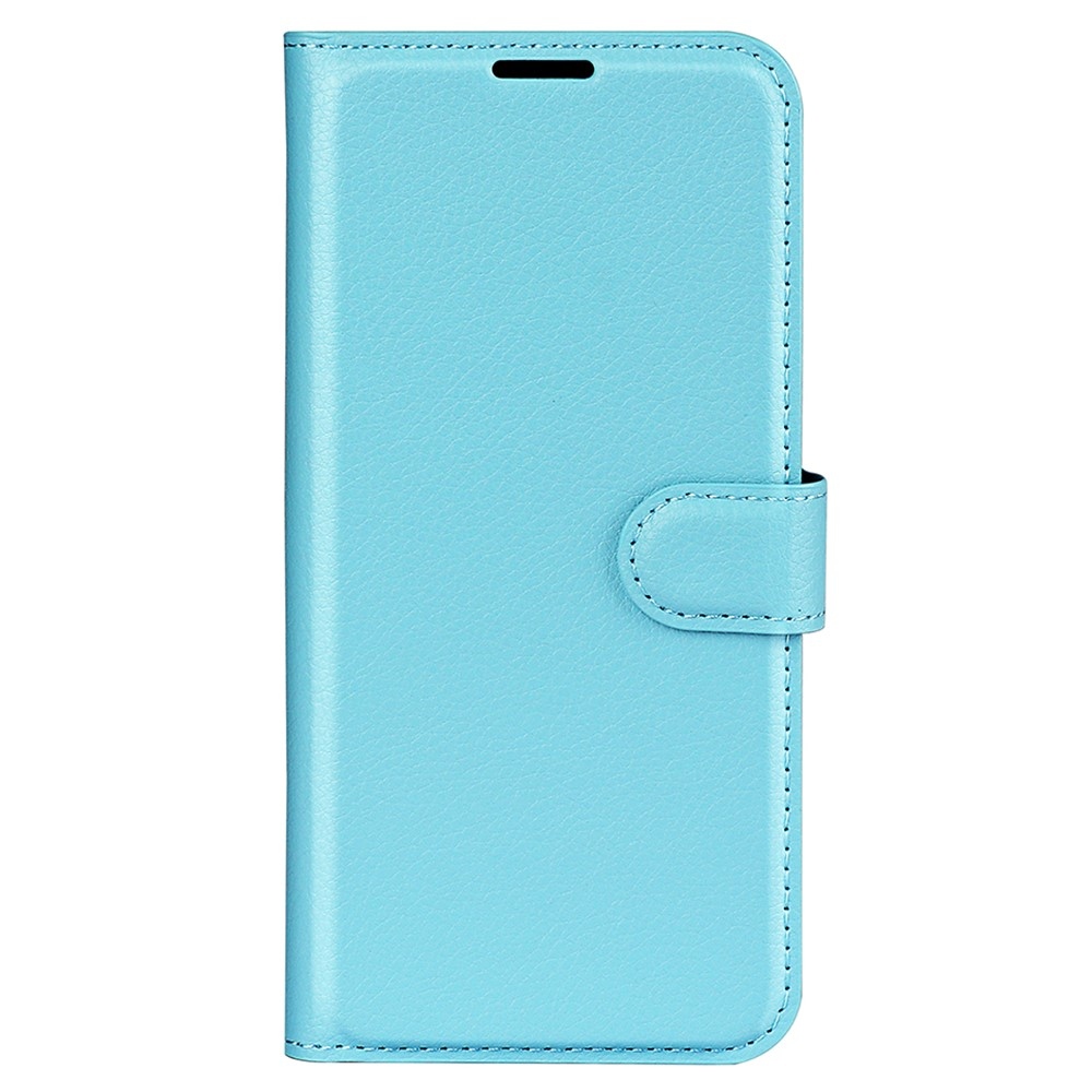 Litchi knížkové pouzdro na Xiaomi Redmi Note 12S - modré