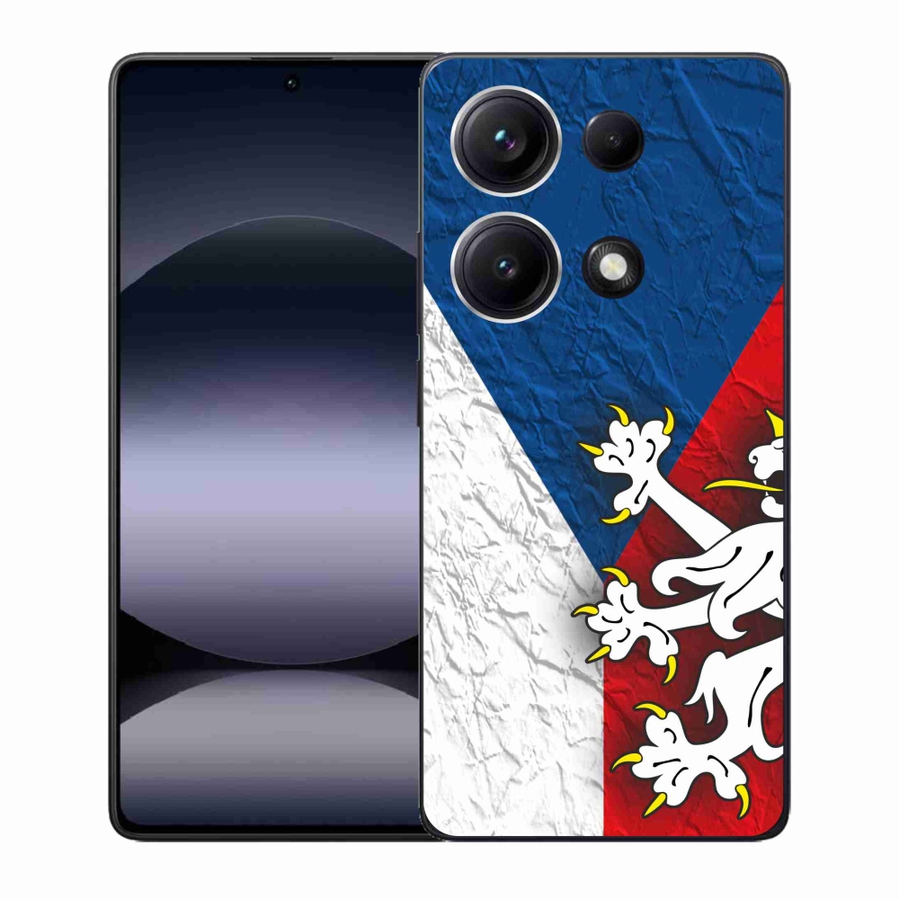 Gelový kryt mmCase na Xiaomi Redmi Note 14S - česká vlajka 1