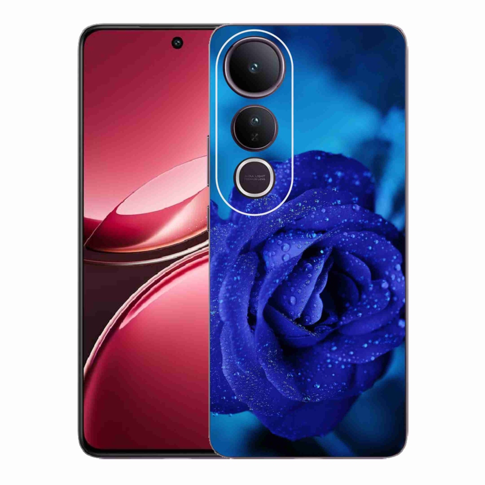 Gelový kryt mmCase na Vivo V50 Lite 4G/5G - modrá růže