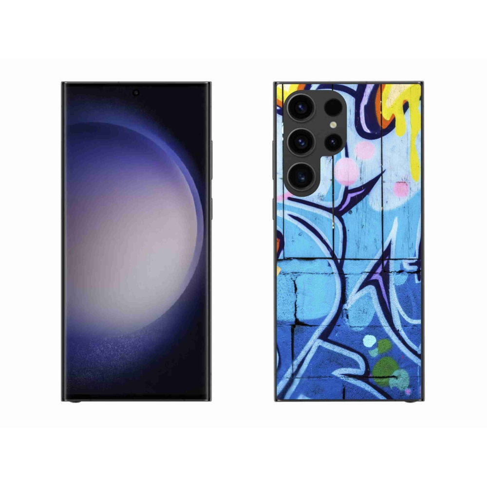 Gelový kryt mmCase na Samsung Galaxy S23 Ultra 5G - graffiti