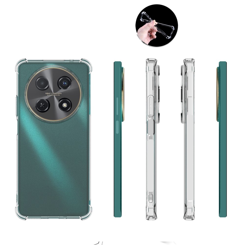 Průhledný gelový obal s vyztuženými rohy na Huawei Nova 12i
