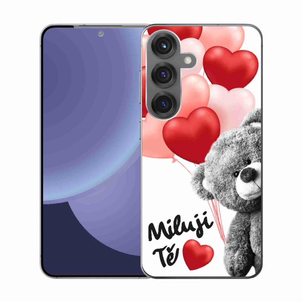 Gelový kryt mmCase na Samsung Galaxy S25 - miluji Tě