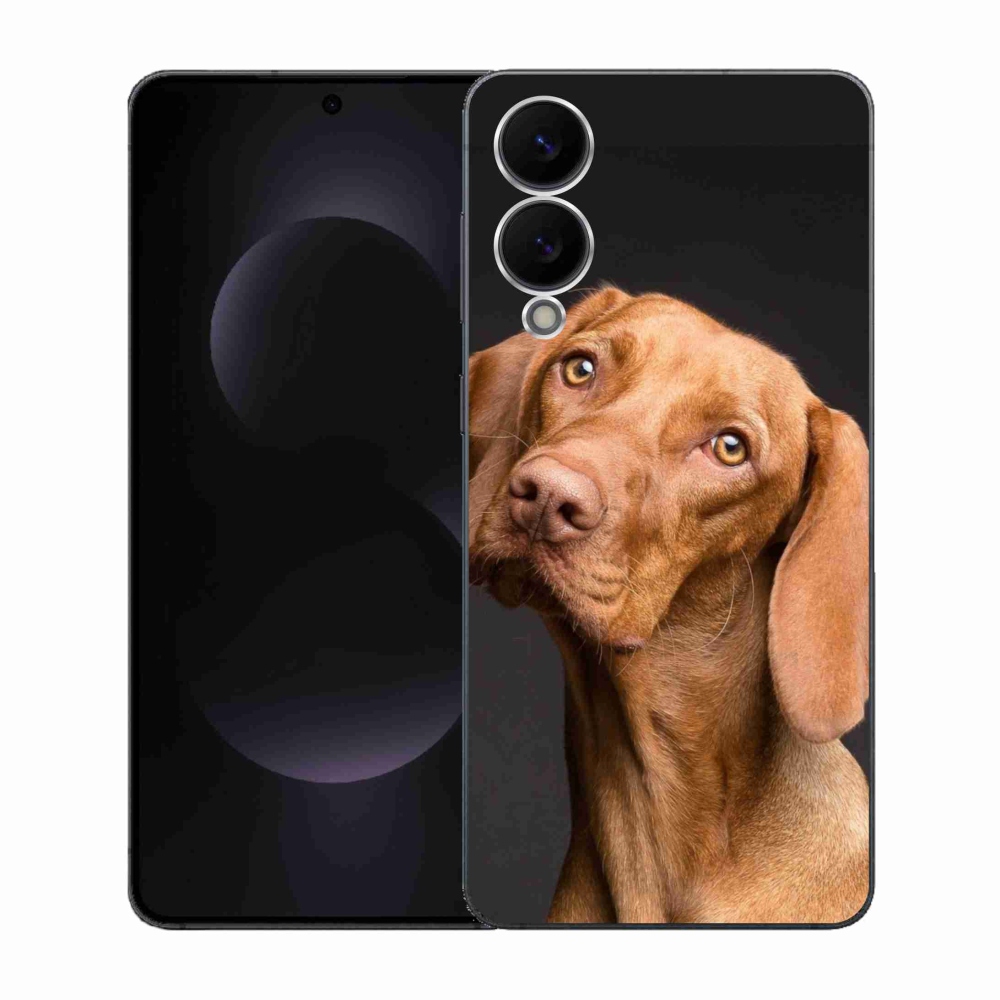Gelový kryt mmCase na Samsung Galaxy S25 Edge - maďarský ohař